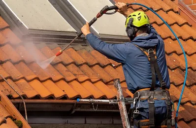 Démoussage et hydrofuge de toiture à Carelles